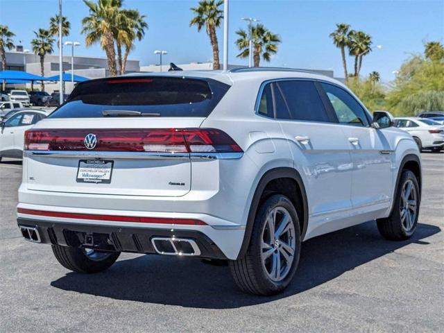 Photo of 2024 Opal White Pearl Volkswagen Atlas Cross Sport