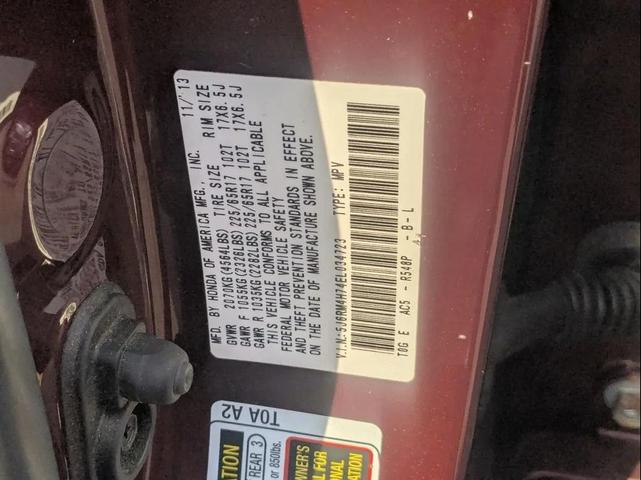 Photo of 2014 Basque Red Pearl II Honda CR-V