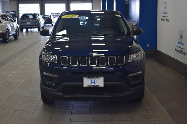 Photo of 2018 Jazz Blue Pearlcoat Jeep Compass