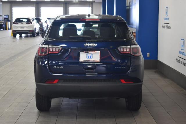 Photo of 2018 Jazz Blue Pearlcoat Jeep Compass