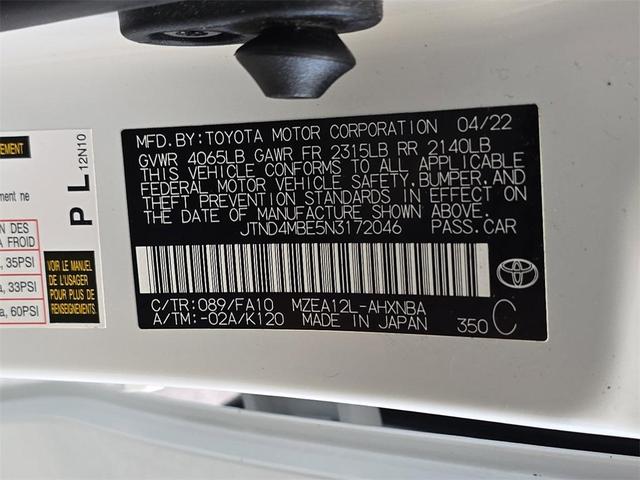Photo of 2022 White Toyota Corolla
