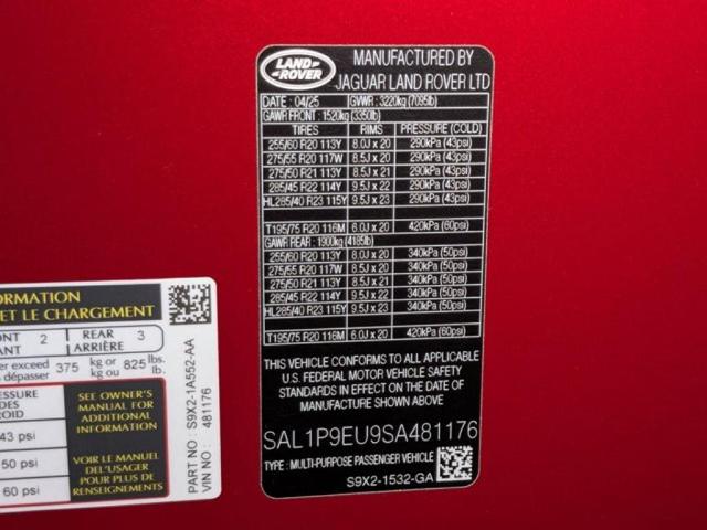 Photo of 2025 Firenze Red Land Rover Range Rover Sport