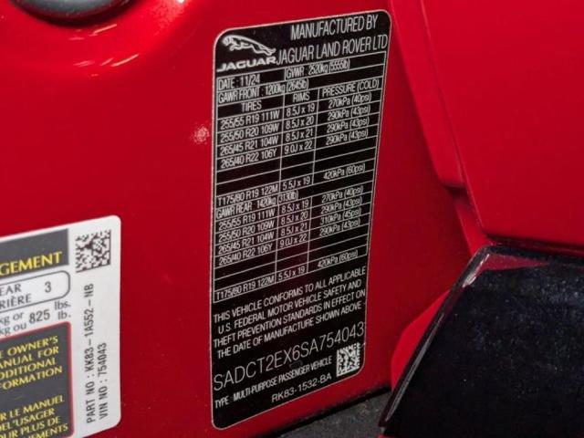 Photo of 2025 Firenze Red Jaguar F-PACE