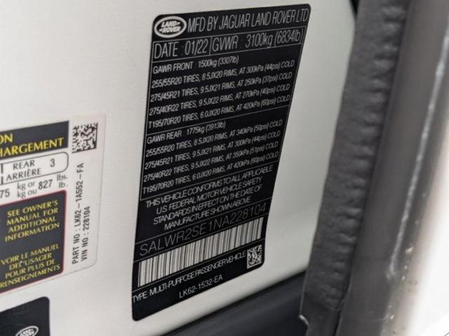 Photo of 2022 Fuji White Land Rover Range Rover Sport