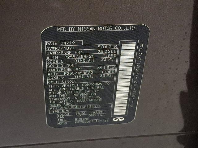 Photo of 2019 Chestnut Bronze INFINITI QX50