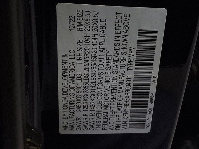 Photo of 2023 Obsidian Honda Passport