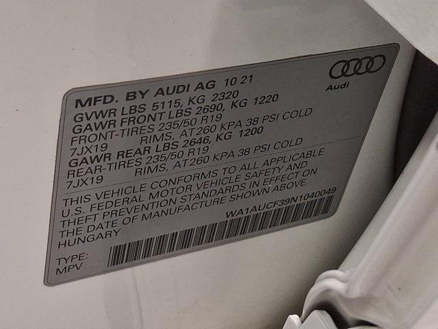 Photo of 2022 Ibis White Audi Q3