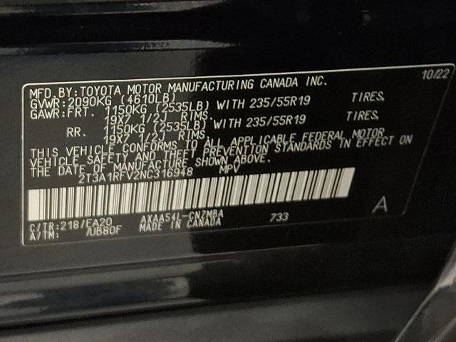 Photo of 2022 Midnight Black Metallic Toyota RAV4
