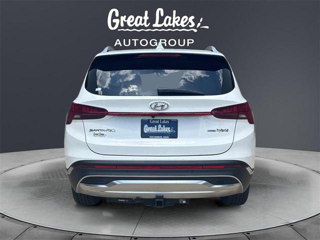Photo of 2022 Quartz White Hyundai SANTA FE HEV