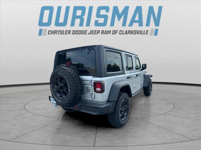 Photo of 2023 Silver Zynith Clearcoat Jeep Wrangler 4xe