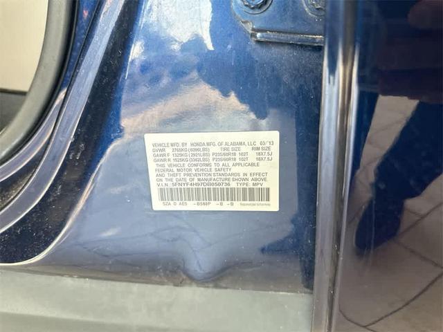 Photo of 2013 Obsidian Blue Pearl Honda Pilot
