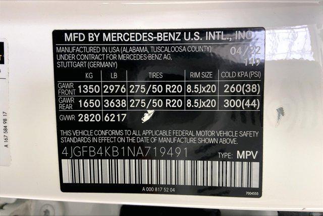 Photo of 2022 White Mercedes-Benz GLE 350