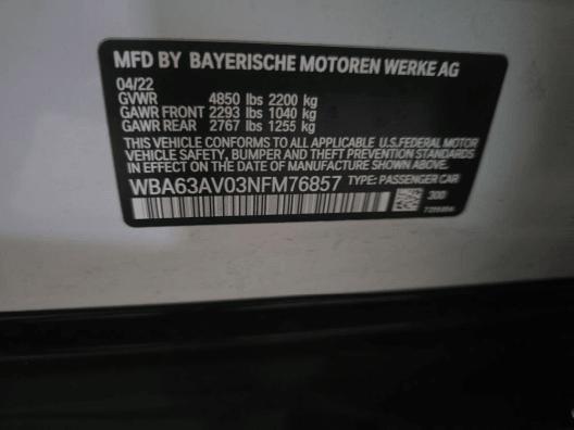 Photo of 2022 Alpine White BMW 430 Gran Coupe