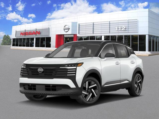 Photo of 2025 Aspen White Tricoat/Super Black Nissan Kicks