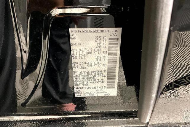 Photo of 2023 Black Nissan Frontier
