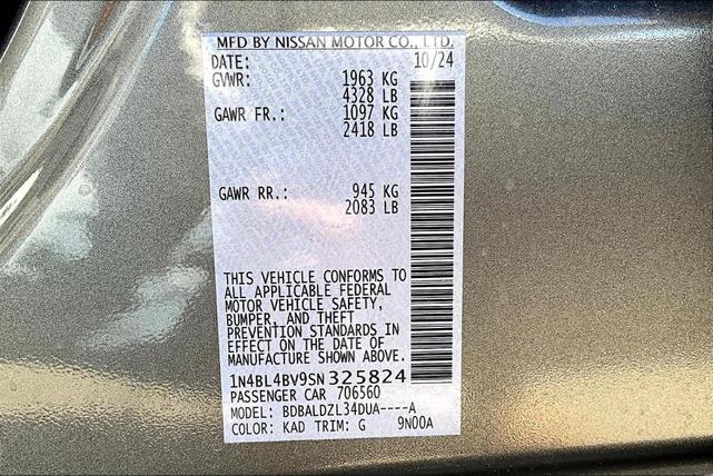 Photo of 2025 Gun Metallic Nissan Altima