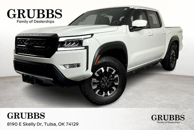 Photo of 2023 Glacier White Nissan Frontier