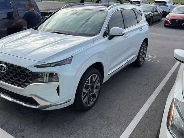 Photo of 2022 Quartz White Hyundai SANTA FE