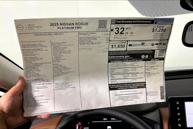 Photo of 2025 Black Nissan Rogue