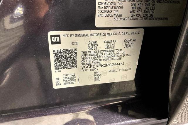 Photo of 2023 Dark Ash Metallic Chevrolet Silverado 1500