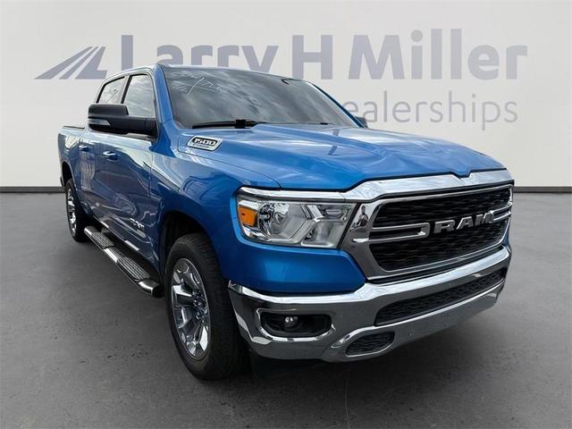 Photo of 2022 Hydro Blue Pearlcoat RAM 1500