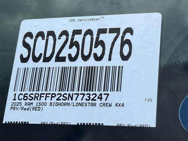 Photo of 2025 Delmonico Red Pearlcoat RAM 1500