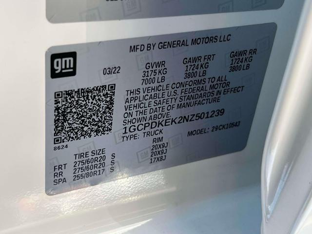 Photo of 2022 Summit White Chevrolet Silverado 1500