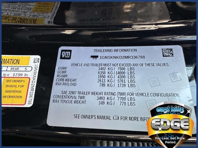Photo of 2021 Midnight Blue Metallic Chevrolet Tahoe