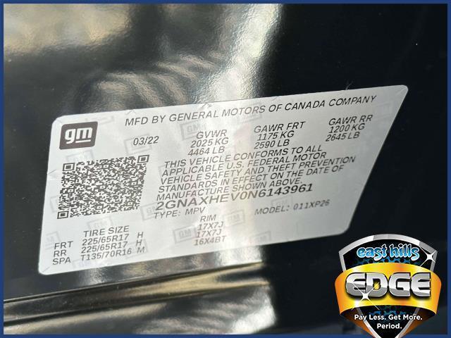 Photo of 2022 Mosaic Black Metallic Chevrolet Equinox