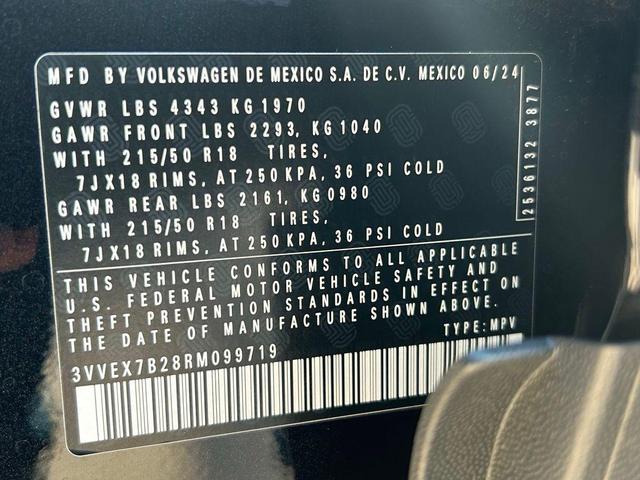 Photo of 2024 Deep Black Pearl Volkswagen Taos