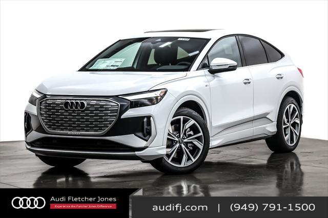 Photo of 2025 Glacier White Metallic Audi Q4 e-tron Sportback