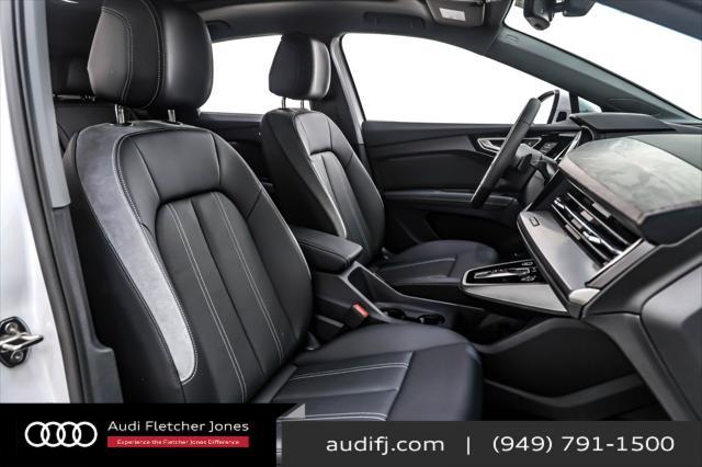 Photo of 2025 Glacier White Metallic Audi Q4 e-tron Sportback