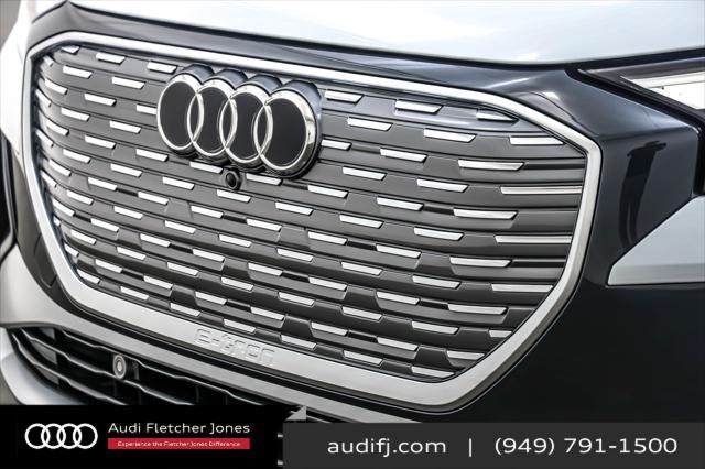Photo of 2025 Glacier White Metallic Audi Q4 e-tron Sportback