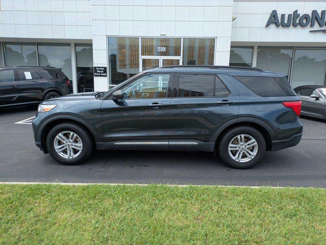 Photo of 2022 Stone Blue Metallic Ford Explorer