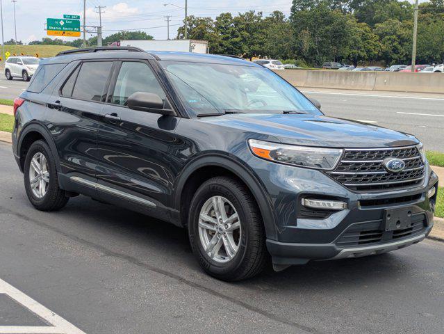 Photo of 2022 Stone Blue Metallic Ford Explorer