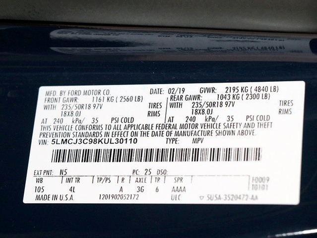 Photo of 2019 Rhapsody Blue Metallic Lincoln MKC