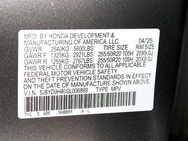 Photo of 2025 Liquid Carbon Metallic Acura MDX