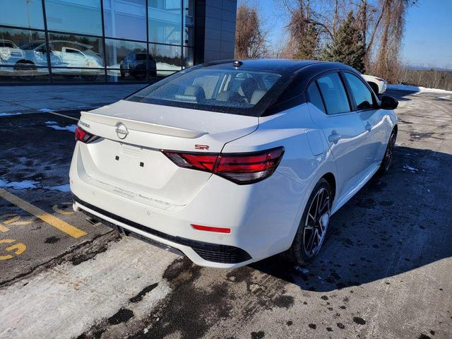 Photo of 2025 Aspen White Tricoat/Super Black Nissan Sentra