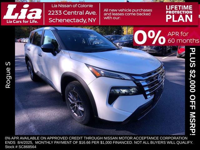 Photo of 2025 Glacier White Nissan Rogue