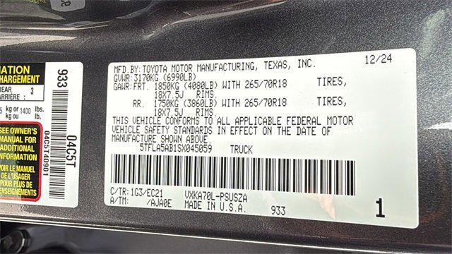 Photo of 2025 Magnetic Gray Toyota Tundra