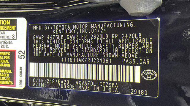 Photo of 2024 Midnight Black Metallic Toyota Camry