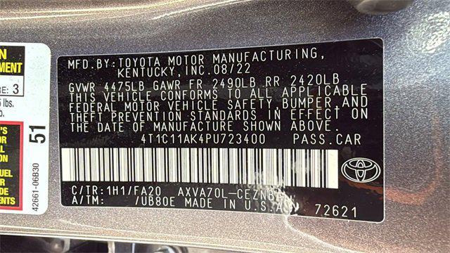 Photo of 2023 Gray Toyota Camry