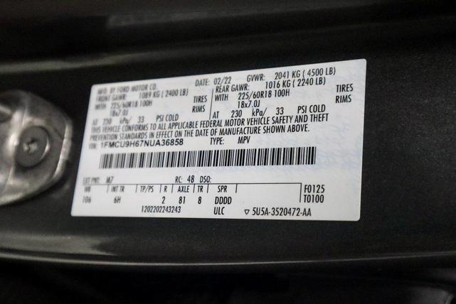 Photo of 2022 Carbonized Gray Metallic Ford Escape