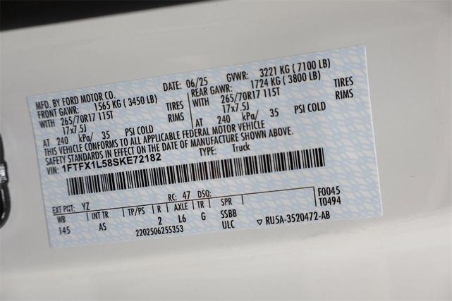 Photo of 2025 Oxford White Ford F-150