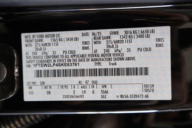 Photo of 2025 Agate Black Metallic Ford F-150