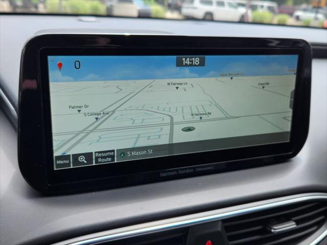 Photo of 2021 Lagoon Blue Hyundai SANTA FE
