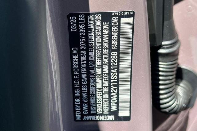 Photo of 2025 Frozen Berry Metallic Porsche Taycan