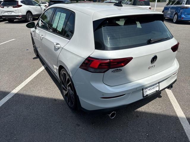 Photo of 2024 Opal White Pearl Effect Volkswagen Golf GTI