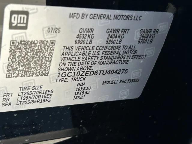 Photo of 2026 Black Chevrolet Silverado EV