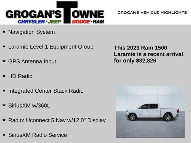 Photo of 2023 Bright White Clearcoat RAM 1500